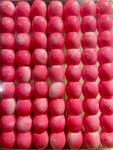 Barrel Hair Beads - Pink Tie Dye - extra large hole