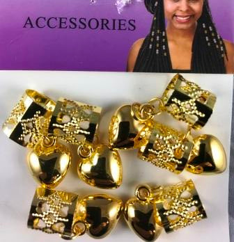 117pcs Dreadlocks Accessories Hair Jewelry Hair Braid Beads
